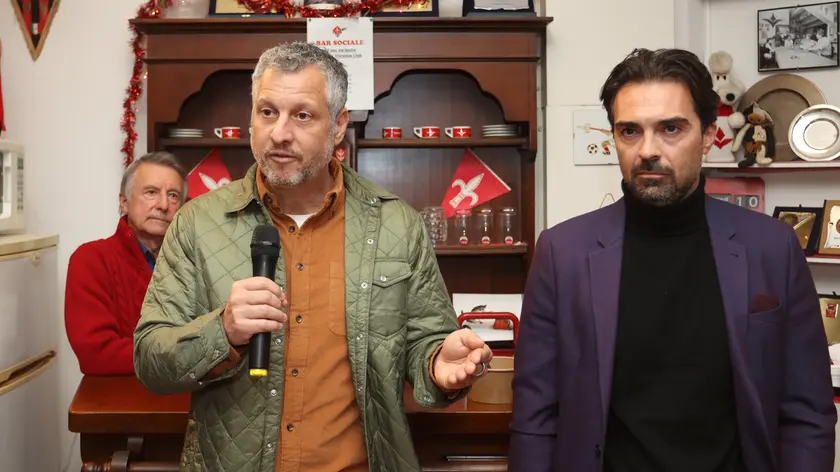 L’investitore Adam Rothstein e l’ad Piero Zangarini (foto Lasorte)