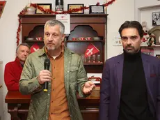 L’investitore Adam Rothstein e l’ad Piero Zangarini (foto Lasorte)