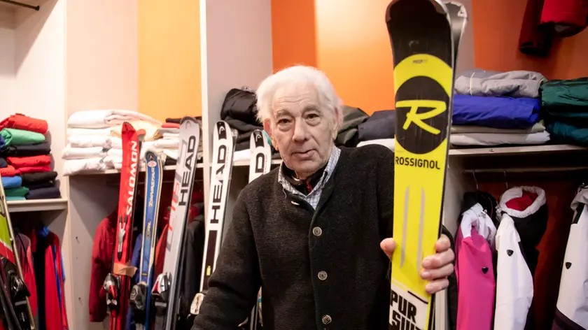 Claudio Metti nel suo negozio (fotoservizio Katia Bonaventura)