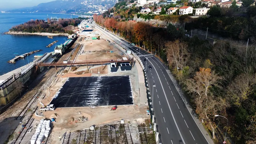 I lavori alla Cittadella dello sport (Bruni)