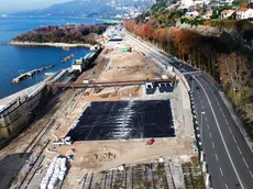 I lavori alla Cittadella dello sport (Bruni)