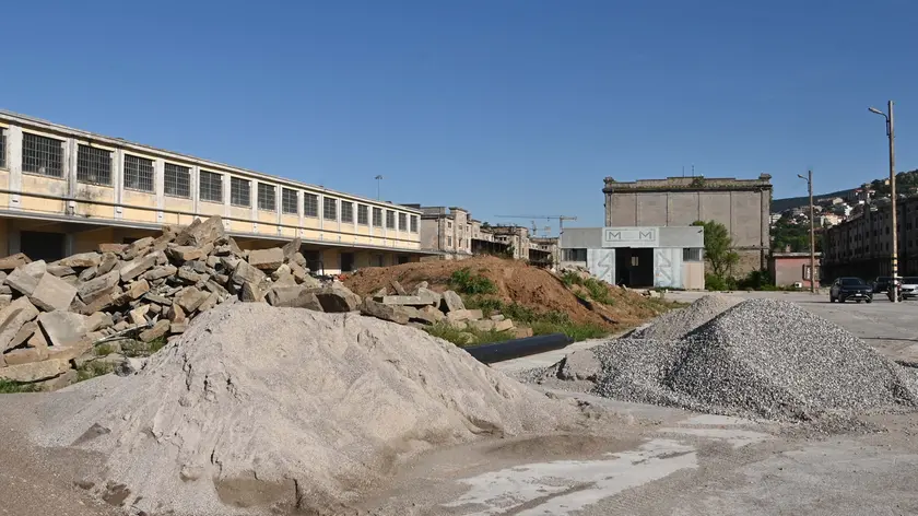 I lavori per il parco lineare (Bruni)