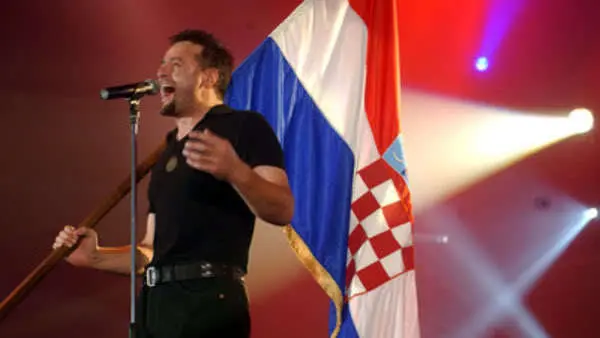 Il cantante ultranazionalista croato Marko Perkovic Thompson