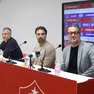 La conferenza stampa della proprietà della Triestina Calcio (Lasorte)