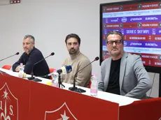 La conferenza stampa della proprietà della Triestina Calcio (Lasorte)