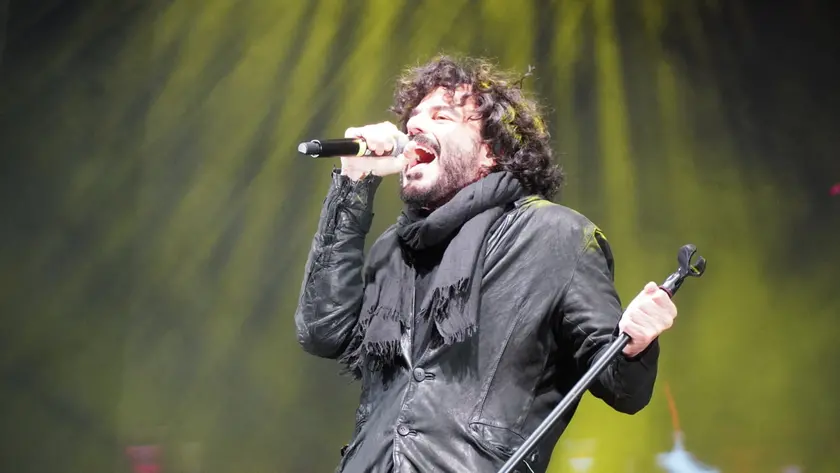 Francesco Renga in piazza Vittoria a Gorizia