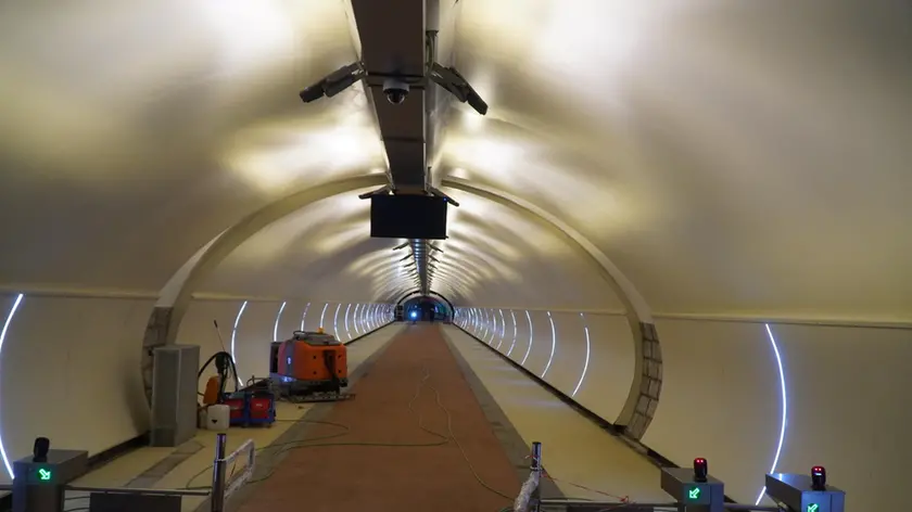 Il tunnel oggi fotoservizio Bumbaca/Marega