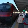 L'inaugurazione del treno Trieste-Vienna (Lasorte)
