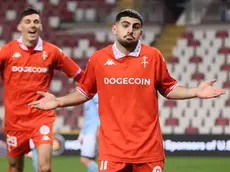 L’esultanza di Gunduz (fotoservizio Andrea Lasorte)