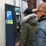 Un parchimetro dislocato in città
