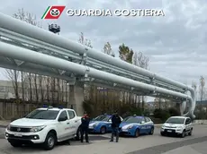 Un momento dell'esercitazione anti-droni al Porto di Trieste