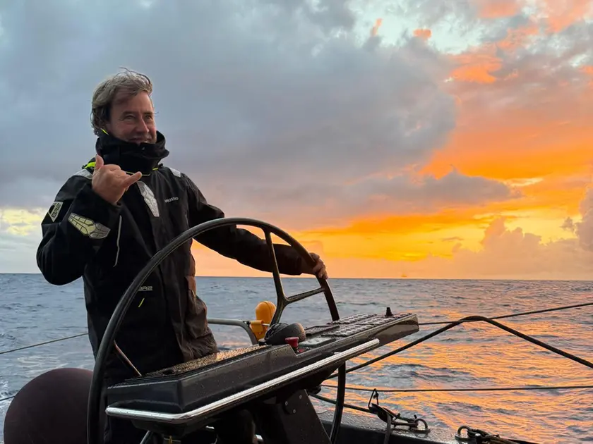 Il velista triestino Marco Furlan