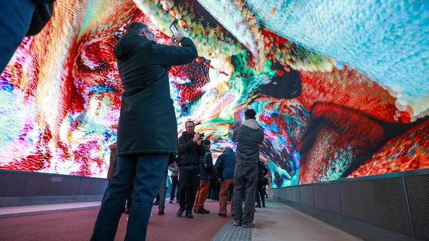 I primi visitatori alla Dag (Tibaldi)