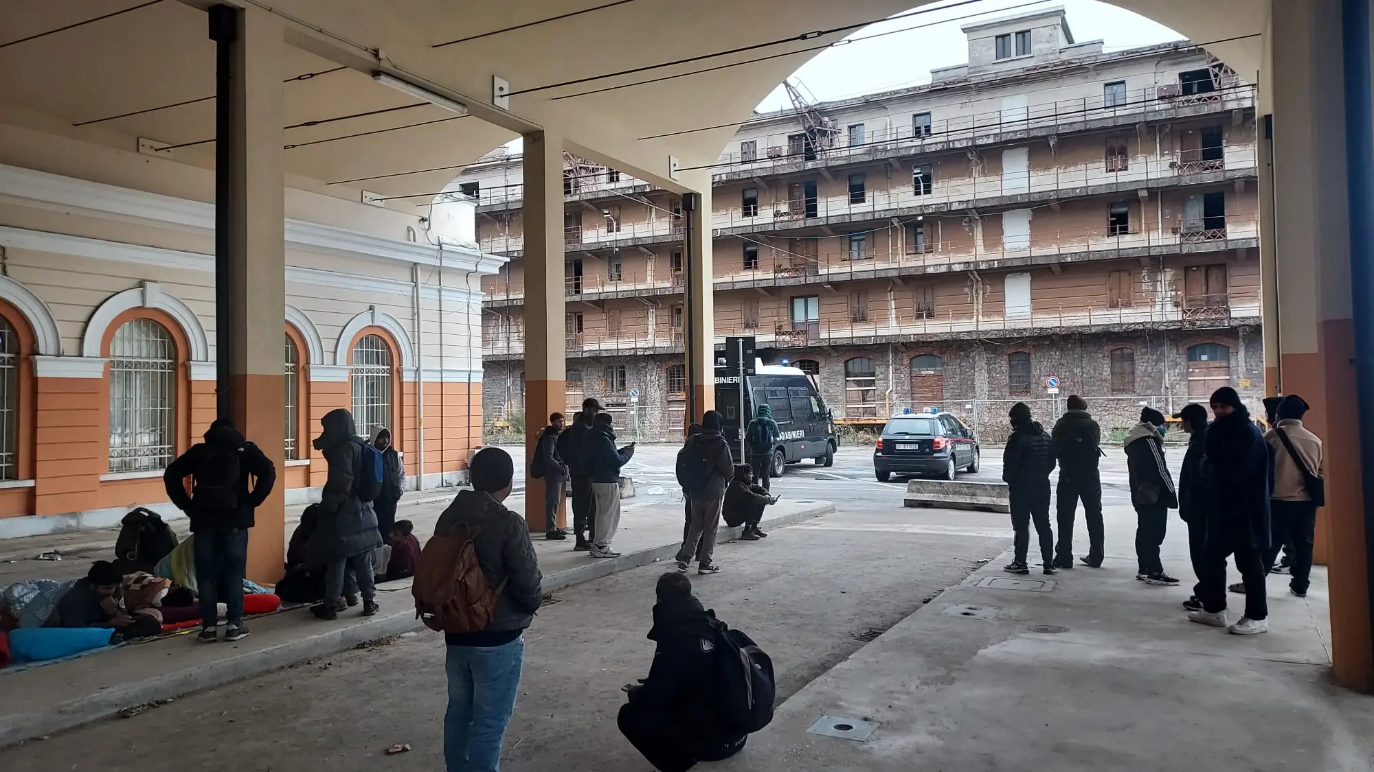 I carabinieri in Porto Vecchio (Bruni)