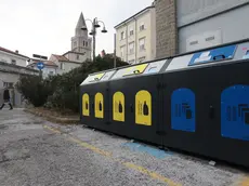 I nuovi cassonetti per la differenziata a Muggia (Lasorte)