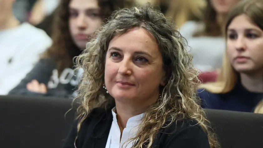 La scienziata Erika Coppola al Galilei (Lasorte)