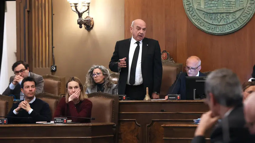 Da sinistra Bertoli, Babuder, de Gavardo, Tonel, Dipiazza e Panteca. Foto Lasorte