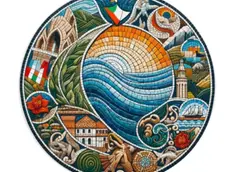 A sinistra il marchio depositato dal Comune di Monfalcone, a destra la proposta del commerciante