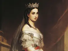 L’imperatrice Carlotta in un ritratto di Albert Grafle (1865)