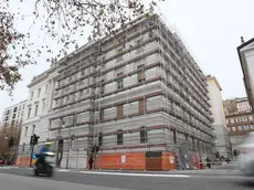 L’avvio del cantiere a palazzo Fulle-Parisi foto Andrea Lasorte