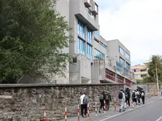 In alto la sede del liceo Galilei Foto Lasorte