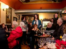 Il brindisi unitario del centrosinistra Foto Bonaventura