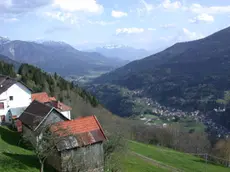 Una veduta della Val Degano (Carnia) dalle alture di Givigliana e Tors. Foto pubblicata il 06.08.2015