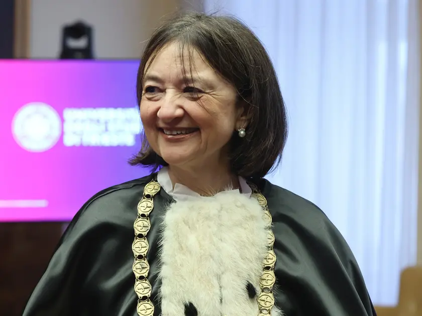 La rettrice Donata Vianelli (foto Andrea Lasorte)