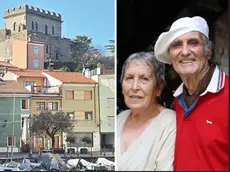 Gabriella Fiorencis e Villiano Bossi, i coniugi proprietari del Castello di Muggia (a sinistra). Foto Lasorte
