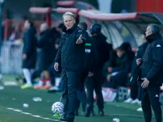 L delusione degli alabardati al termine del match Foto Mariani/Lasorte