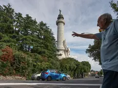 L’area verde di strada del Friuli il punto di risalita della cabinovia da sempre contestato Foto Lasorte