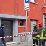 Polizia e vigili del fuoco in via Grazzano a Udine