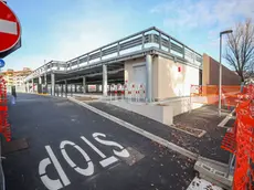 Il cantiere del parcheggio di via Manzoni (Foto Tibaldi)