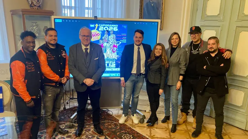 La presentazione in Sala bianca delle iniziative di Capodanno e delle giornate post natalizie