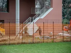 La scuola De Amicis in via di ultimazione. Foto Bonaventura