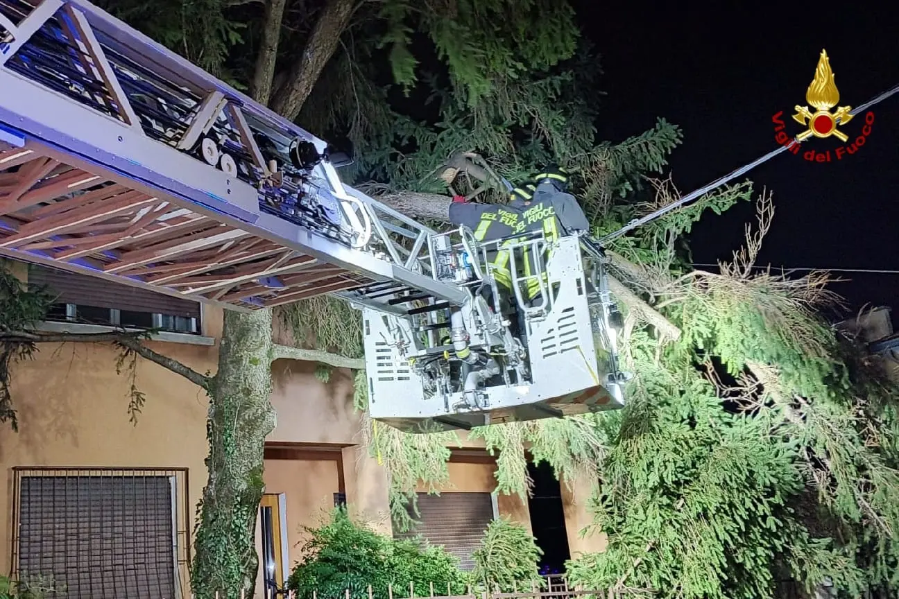 Un intervento effettuato nella notte di Natale dai Vigili del fuoco