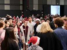 Il pranzo di Natale della Comunità di Sant'Egidio a Trieste. Fotoservizio Massimo Silvano