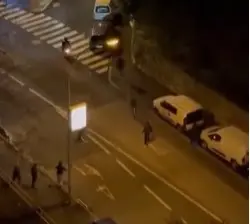 Un frame tratto dal video pubblicato su dnevnik.hr