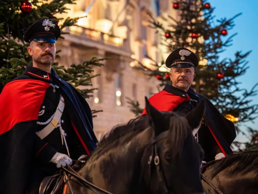 I controlli dei Carabinieri a cavallo