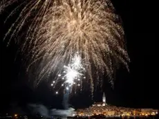 Fuochi d’artificio a Rovigno