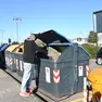 Cassonetti per la raccolta differenziata Foto Lasorte