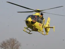 L'elisoccorso in una foto di archivio