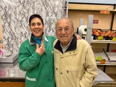 Rita Tomizza con il fondatore dell’attività Bruno Bassanese