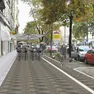 Un rendering di come sarà corso Italia da via Pitteri verso piazzale Martiri della Libertà con gli stessi materiali del primo lotto