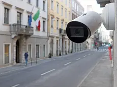 Una videocamera
