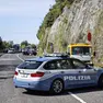 Un tragico incidente sulla strada Costiera di Trieste. Foto Lasorte