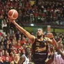 Al PalaRubini Trieste - Virtus Bologna: Brown. Fotoservizio Bruni