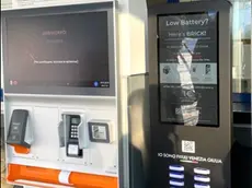 Una stazione di ricarica alla cassa centrale Tremol di Piancavallo