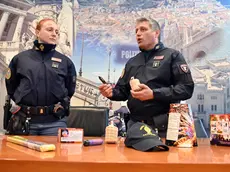 Gli artificieri della Polizia di Stato illustrano i pericoli dei botti Foto Bruni
