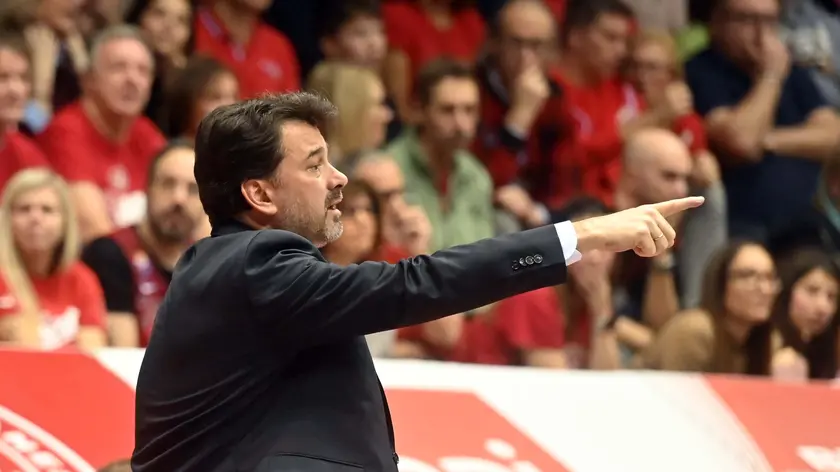 Il coach della Pallacanestro Trieste Israel Gonzalez foto Bruni
